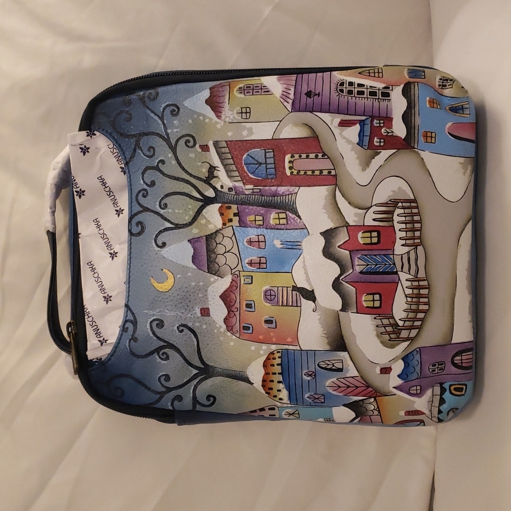 Brand New Anuscka Winter Village Purse